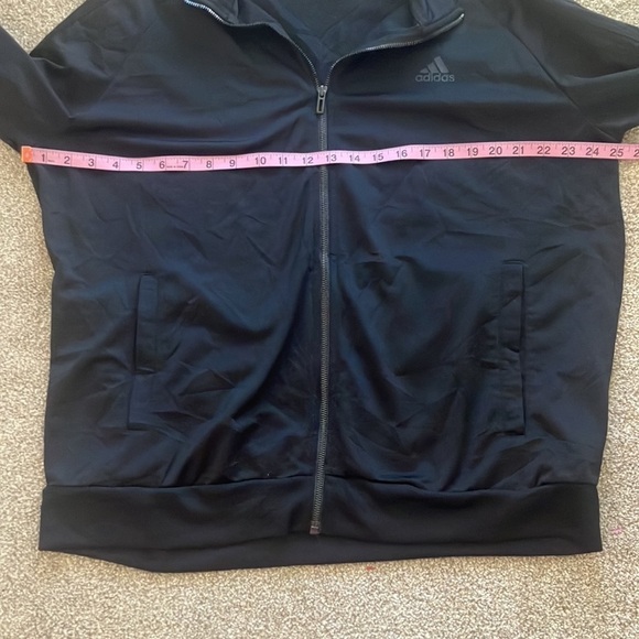 Adidas Black Long Sleeved Zip Up D. Catharine Track Top Women’s Size 3X NWT - Picture 8 of 10